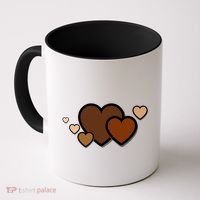 Melanin Diversity Hearts Coffee Mug thumb 0