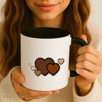 Melanin Diversity Hearts Coffee Mug thumb 3