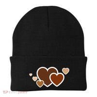 Melanin Diversity Hearts Beanie thumb 0