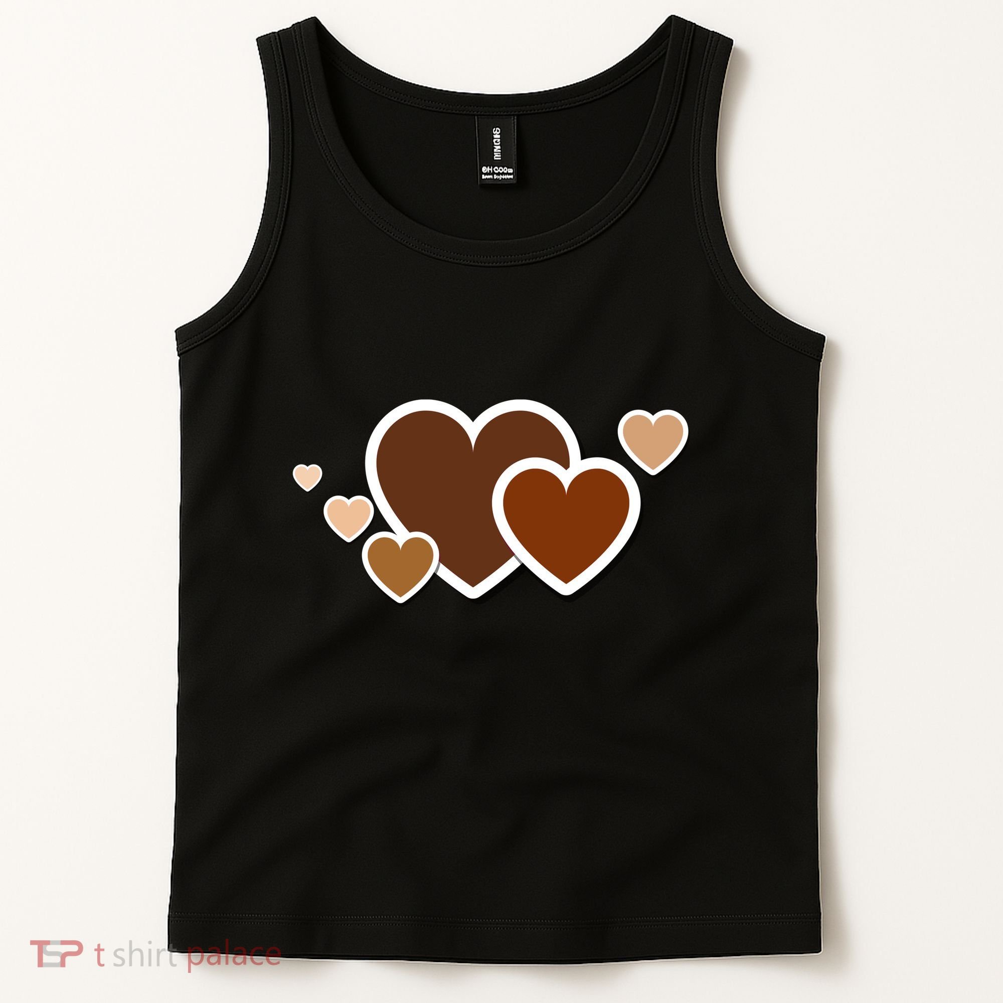 Melanin Diversity Hearts Tank Top