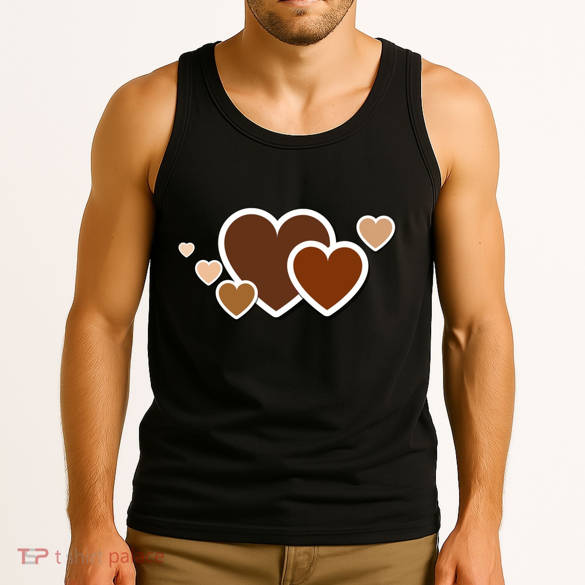 Melanin Diversity Hearts Tank Top