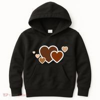 Melanin Diversity Hearts Kids Hoodie thumb 0