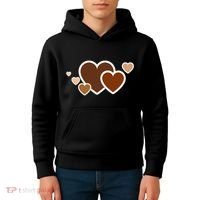 Melanin Diversity Hearts Kids Hoodie thumb 4