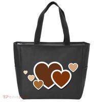 Melanin Diversity Hearts Tote Bag thumb 0