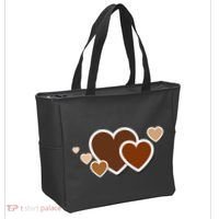 Melanin Diversity Hearts Tote Bag thumb 2