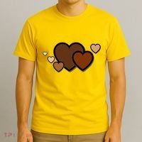 Melanin Diversity Hearts T-Shirt thumb 3