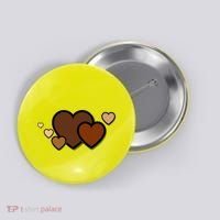 Melanin Diversity Hearts Button thumb 0