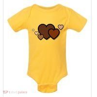 Melanin Diversity Hearts Baby Bodysuit thumb 0