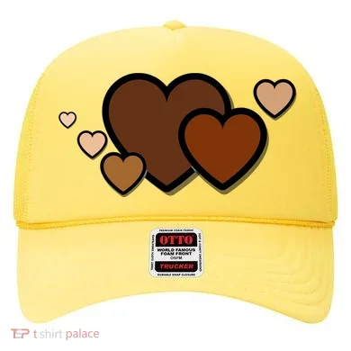 Melanin Diversity Hearts Hat