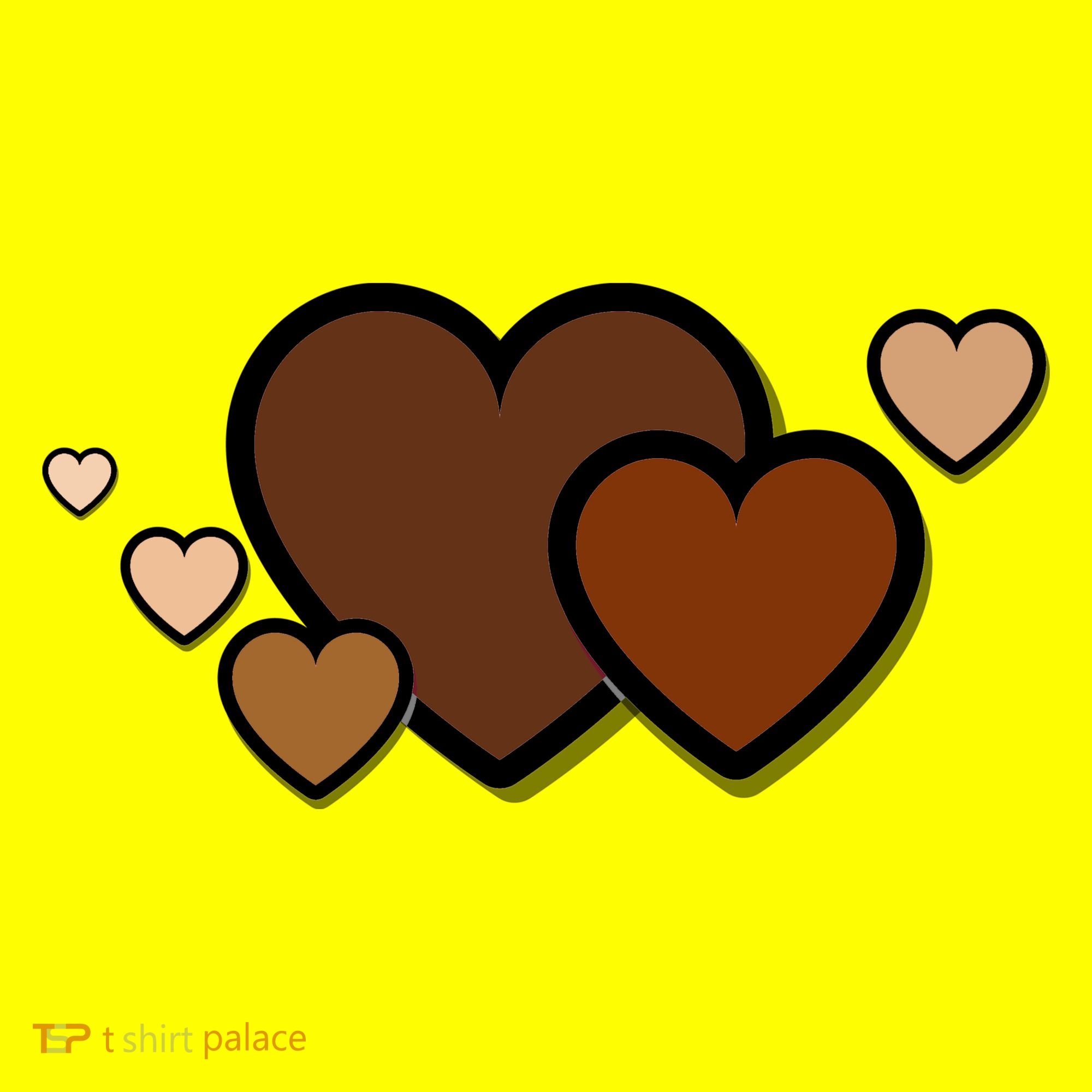 Melanin Diversity Hearts Hat