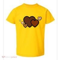 Melanin Diversity Hearts Toddler T-Shirt thumb 0