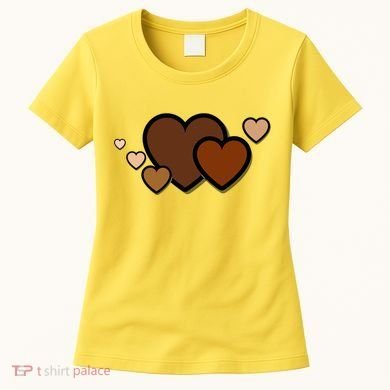 Melanin Diversity Hearts Women's T-Shirt