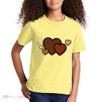 Melanin Diversity Hearts Kids T-Shirt thumb 2