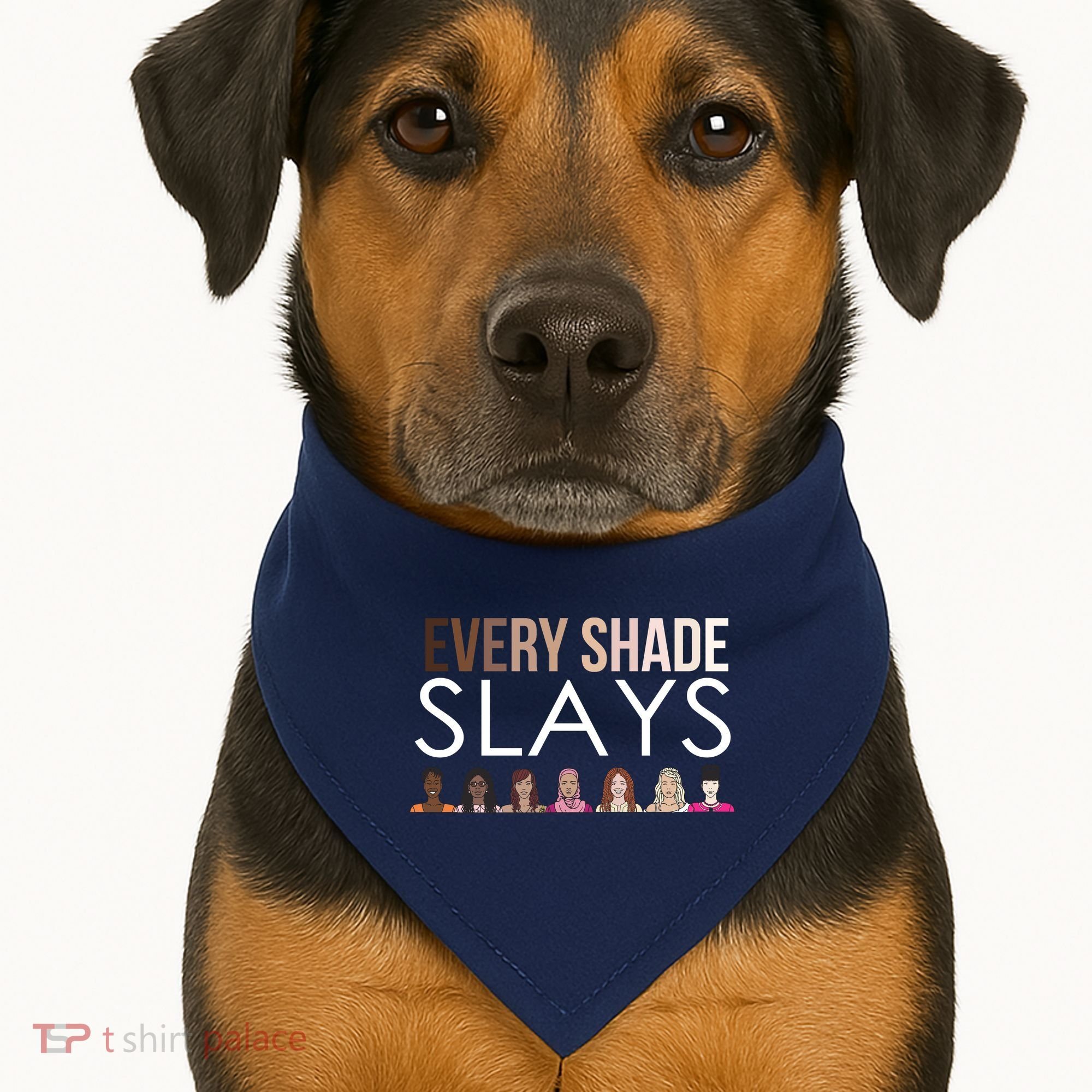 Melanin Every Shade Slays USA-Made Doggie Bandana