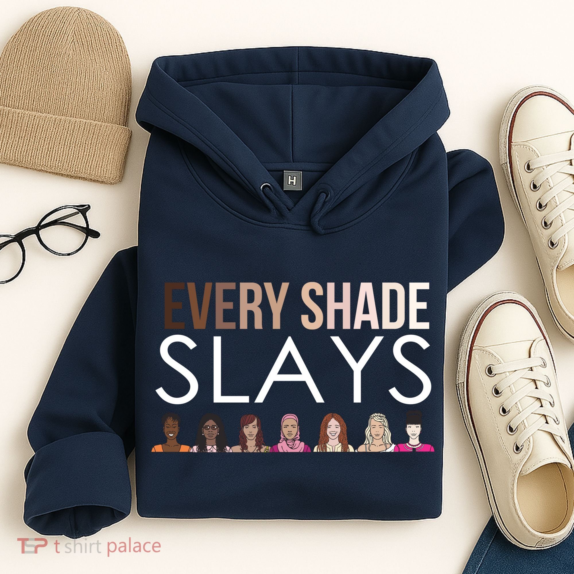 Melanin Every Shade Slays Hoodie