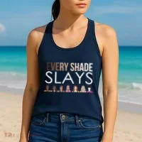 Melanin Every Shade Slays Women's Tank Top thumb 2