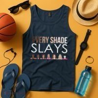 Melanin Every Shade Slays Tank Top thumb 4