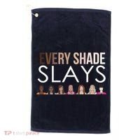 Melanin Every Shade Slays Golf Towel thumb 0