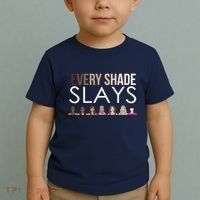Melanin Every Shade Slays Toddler T-Shirt thumb 2