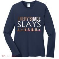 Melanin Every Shade Slays Women's Long Sleeve Shirt thumb 0