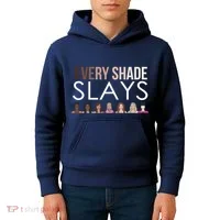 Melanin Every Shade Slays Kids Hoodie thumb 4