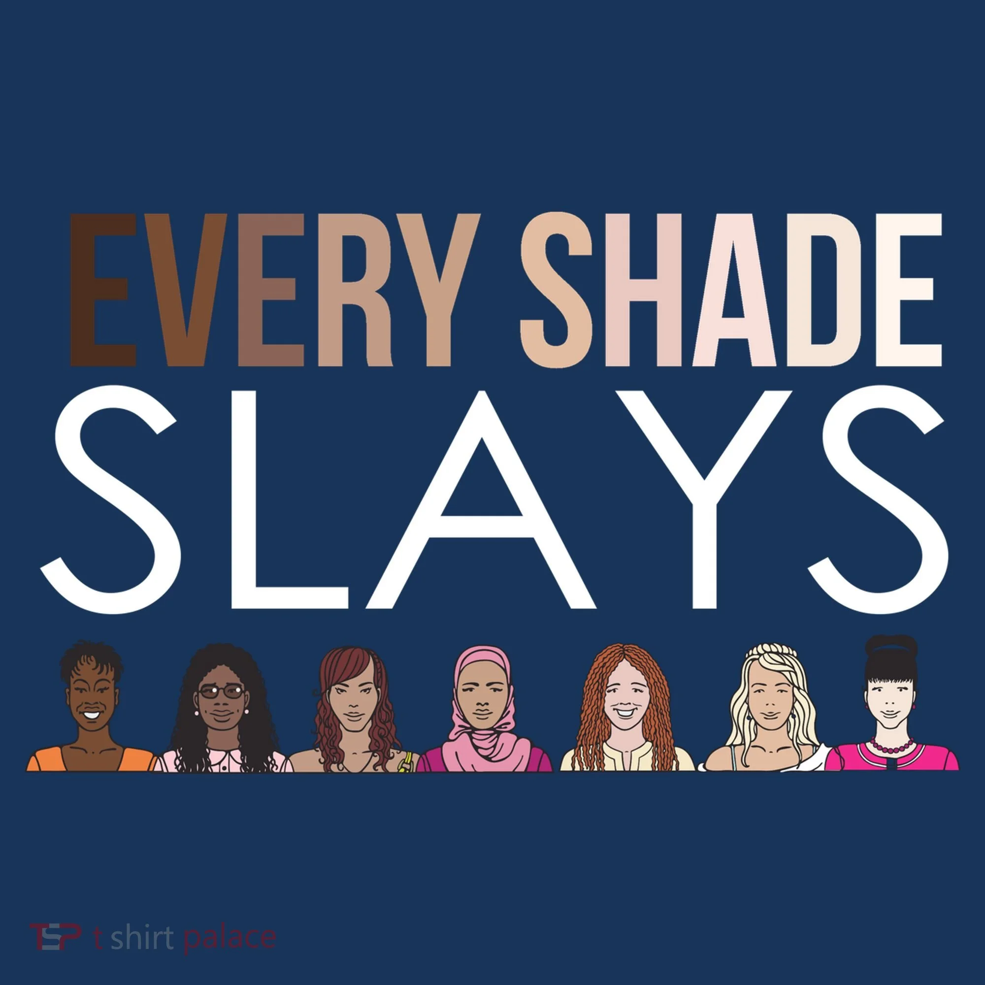 Melanin Every Shade Slays Kids Long Sleeve Shirt