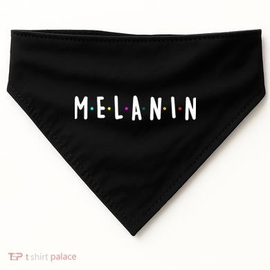 Melanin Logo USA-Made Doggie Bandana