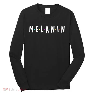 Melanin Logo Long Sleeve Shirt