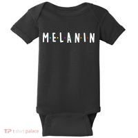Melanin Logo Baby Bodysuit thumb 0