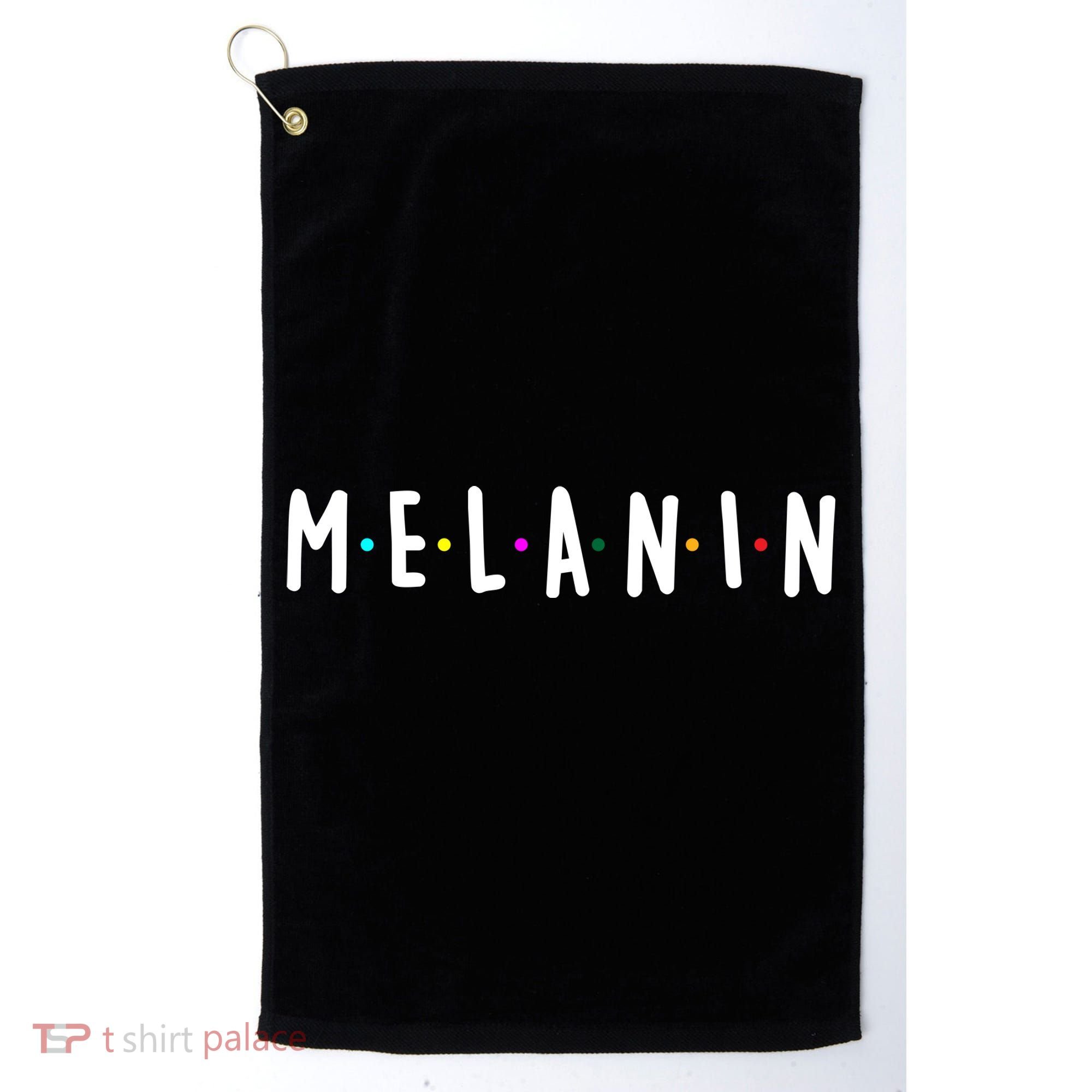 Melanin Logo Golf Towel