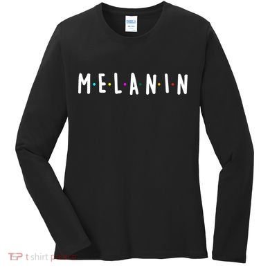 Melanin Logo Women's Long Sleeve Shirt