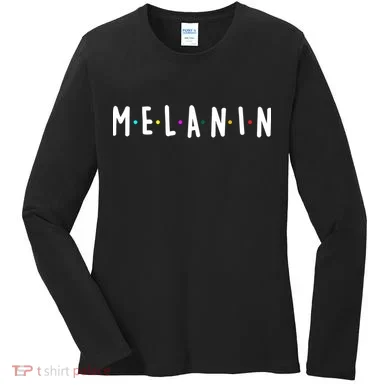 Melanin Logo Women's Long Sleeve Shirt