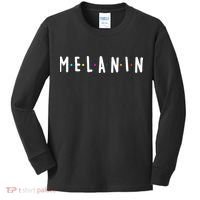 Melanin Logo Kids Long Sleeve Shirt thumb 0