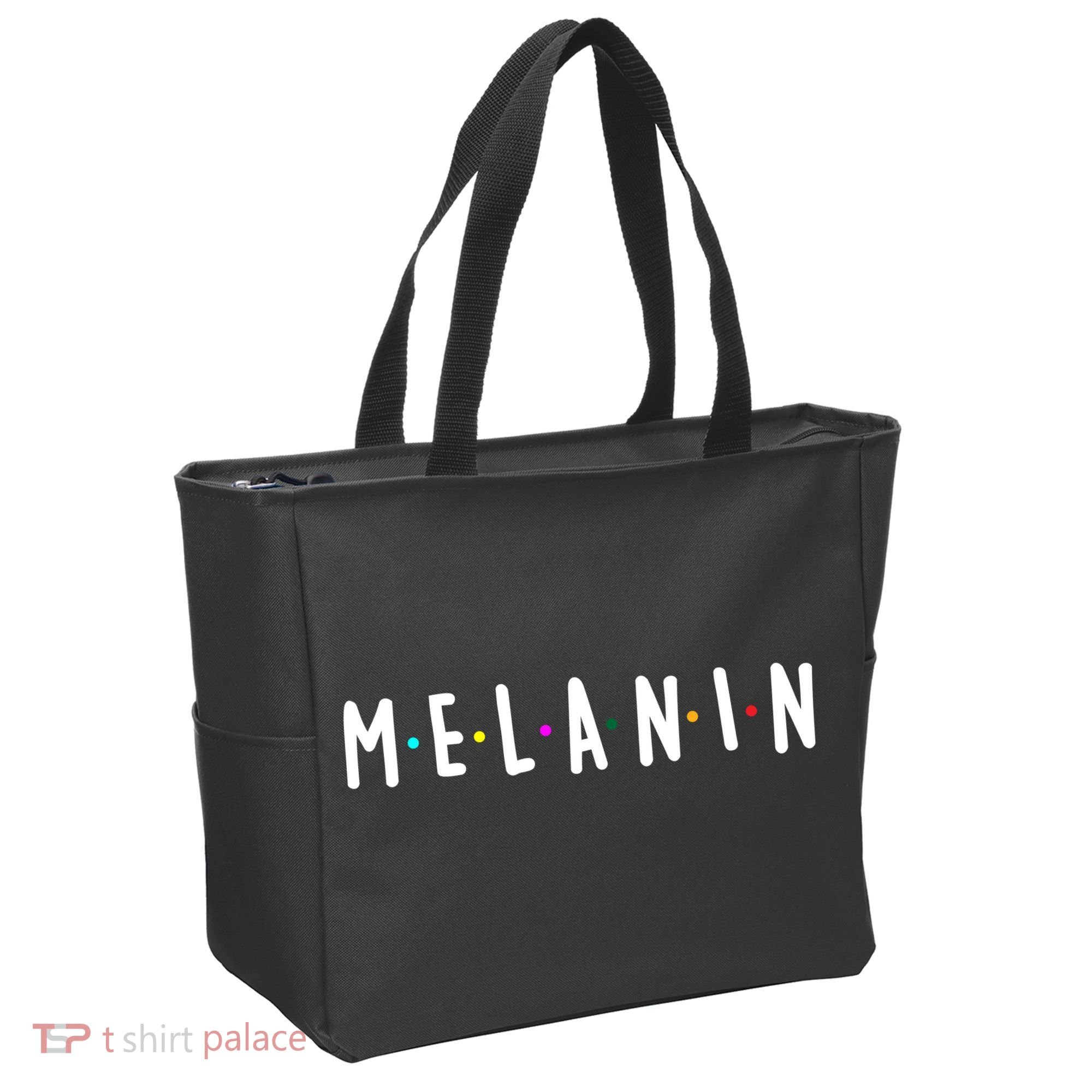 Melanin Logo Tote Bag