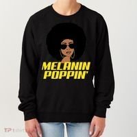 Melanin Poppin Proud African Pride Women's Sweatshirt thumb 0