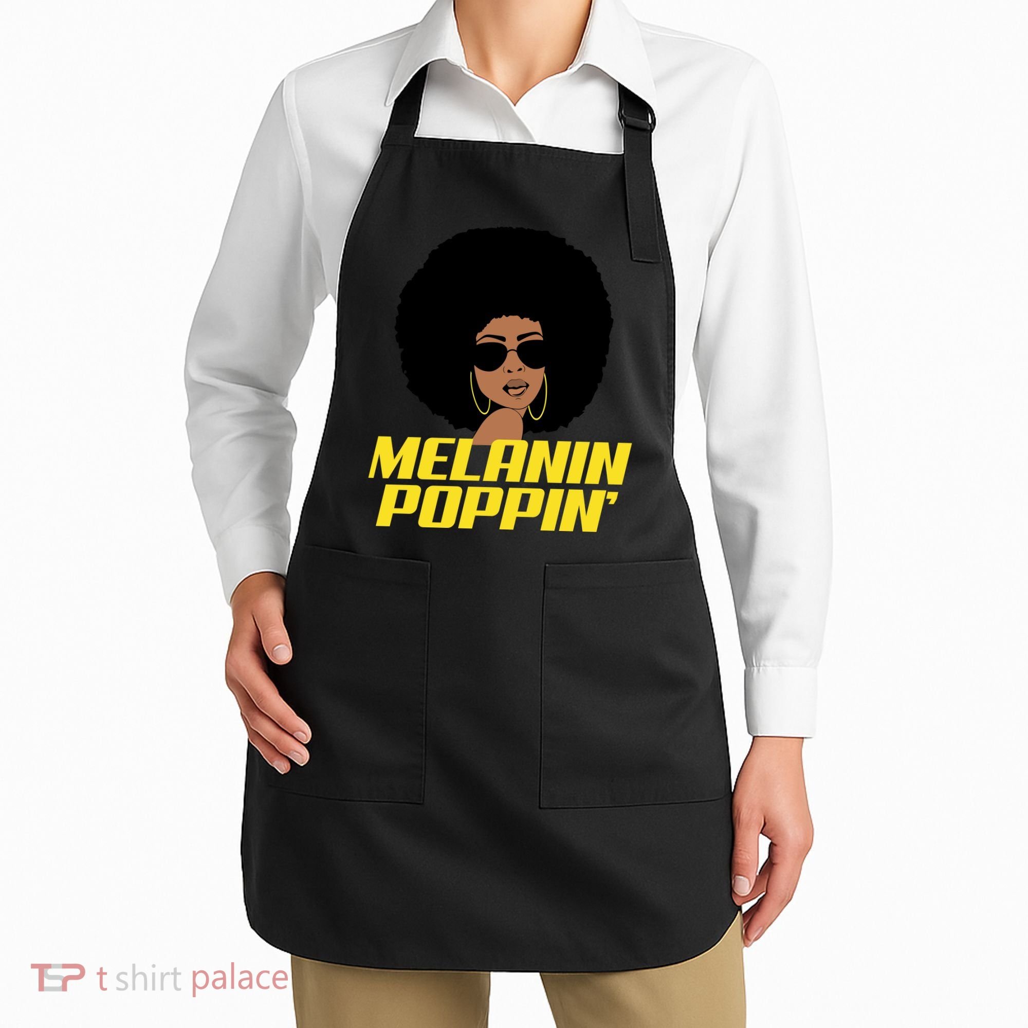 Melanin Poppin Proud African Pride Apron