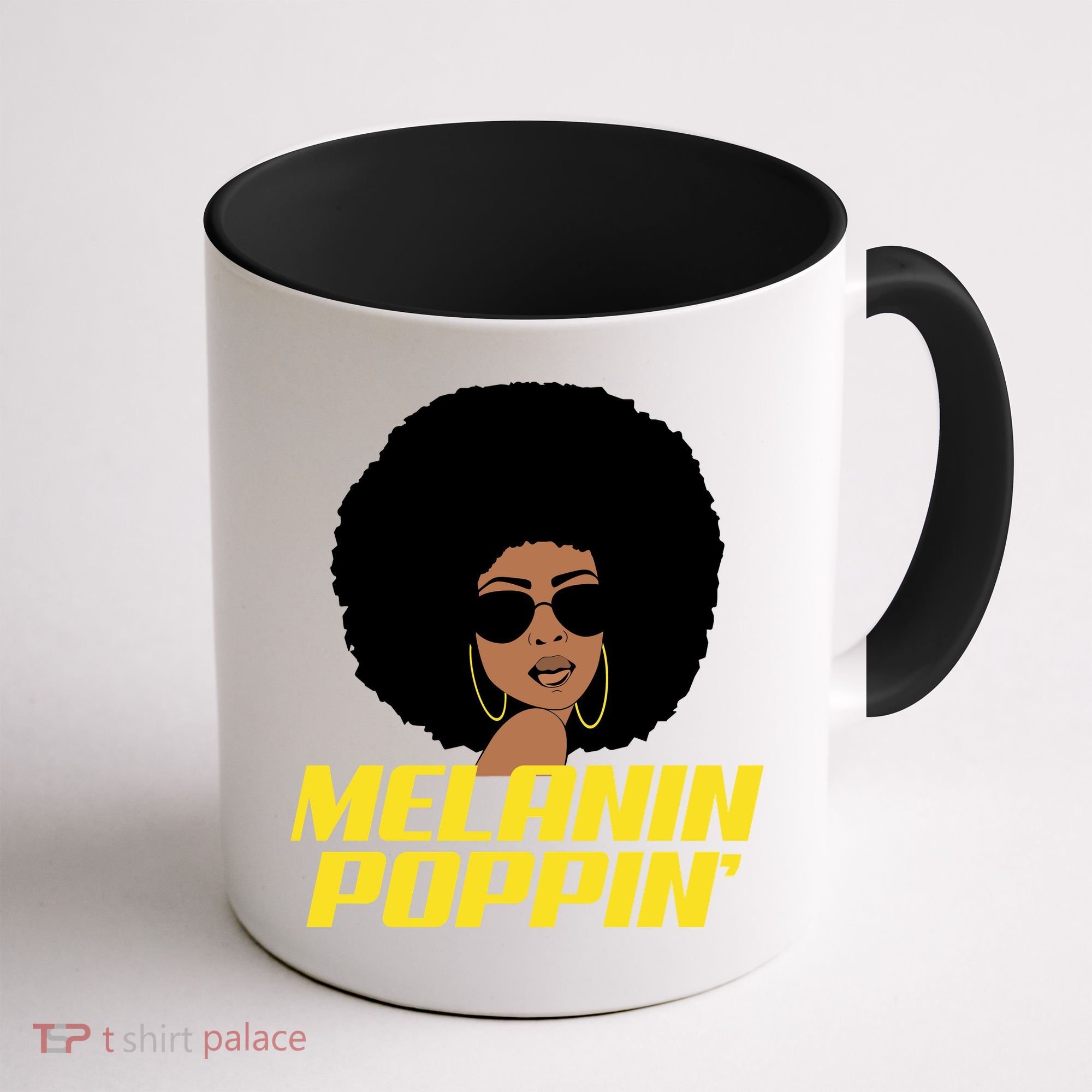 Melanin Poppin Proud African Pride Coffee Mug