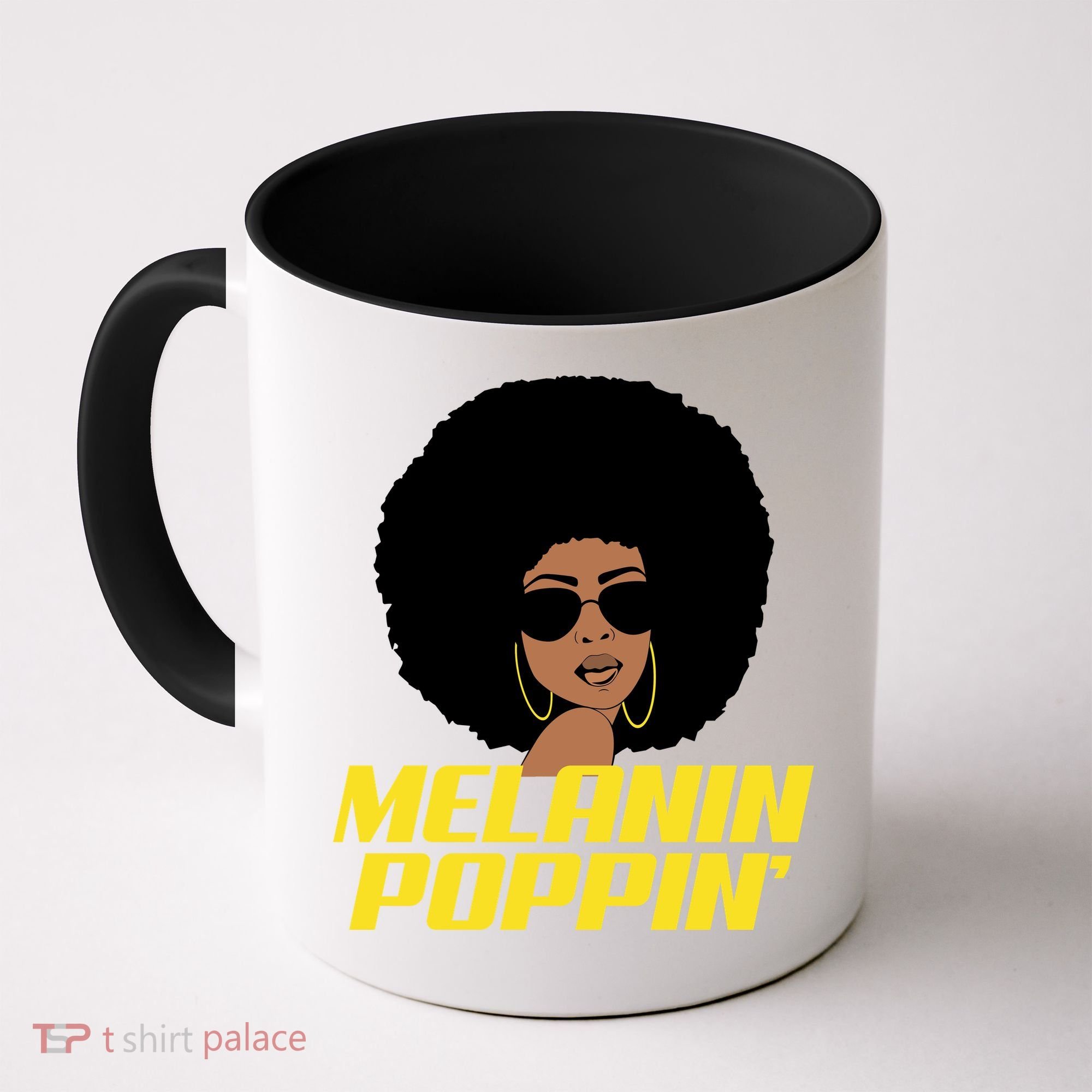 Melanin Poppin Proud African Pride Coffee Mug