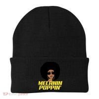 Melanin Poppin Proud African Pride Beanie thumb 0