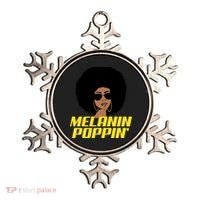 Melanin Poppin Proud African Pride Ornament thumb 0