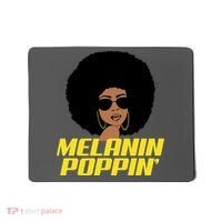 Melanin Poppin Proud African Pride Mousepad thumb 0