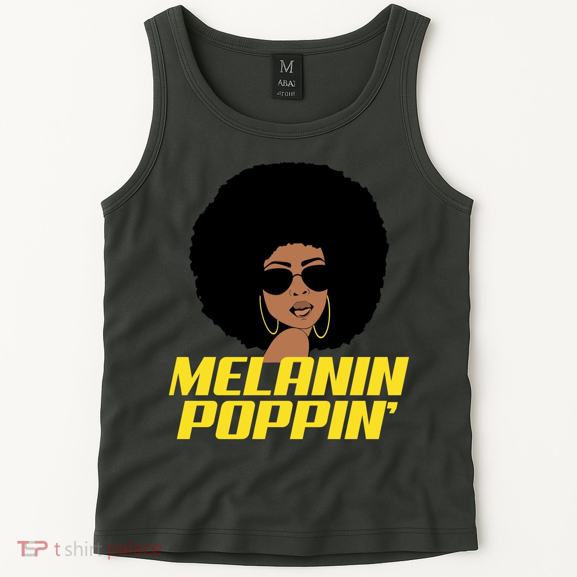 Melanin Poppin Proud African Pride Tank Top