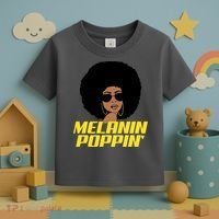 Melanin Poppin Proud African Pride Toddler T-Shirt thumb 3