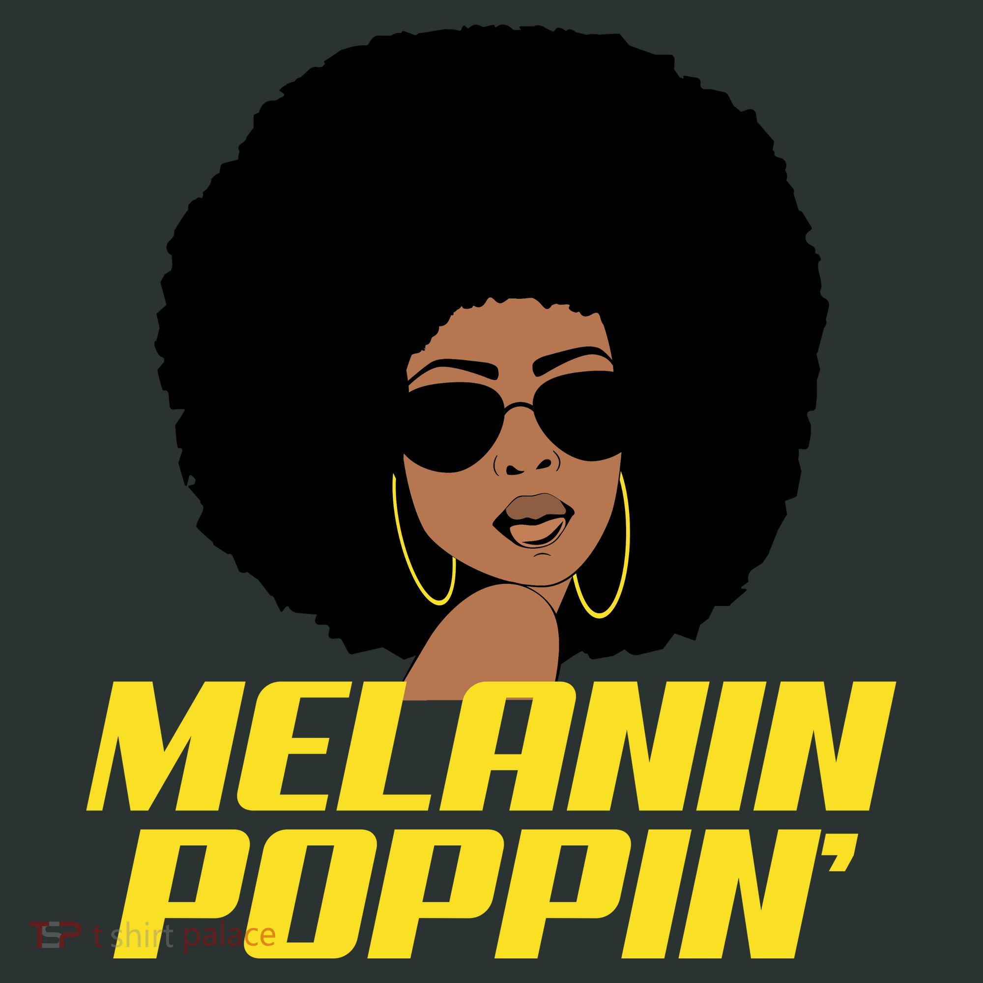 Melanin Poppin Proud African Pride Kids Hoodie