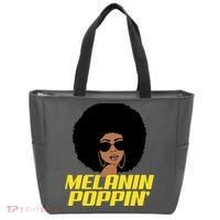 Melanin Poppin Proud African Pride Tote Bag thumb 0