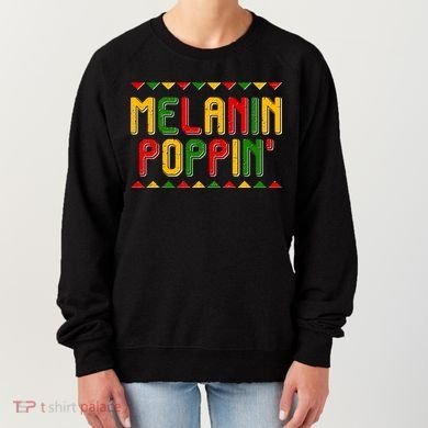 Melanin Poppin' Traditional Colors Women's Sweatshirt