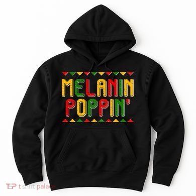 Melanin Poppin' Traditional Colors Hoodie