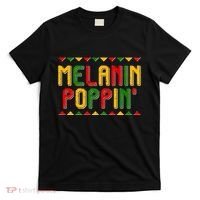 Melanin Poppin' Traditional Colors T-Shirt thumb 0