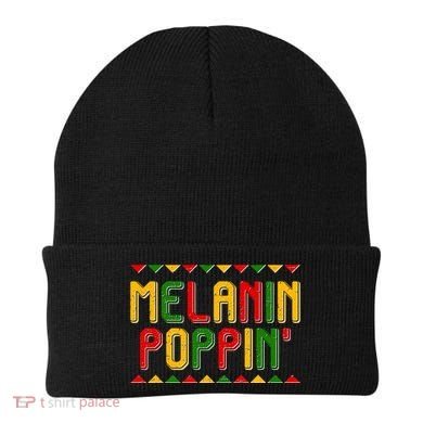 Melanin Poppin' Traditional Colors Beanie