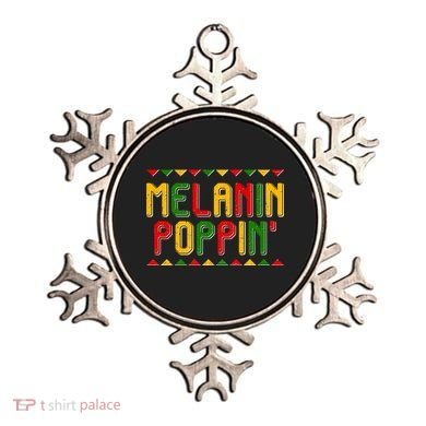 Melanin Poppin' Traditional Colors Ornament